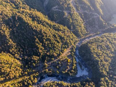 Terreno 14 hectáreas en Los Lleuques — frente al Río Diguillín, ideal eco-turismo
