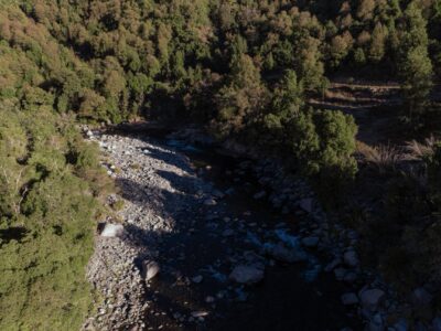 Terreno 14 hectáreas en Los Lleuques — frente al Río Diguillín, ideal eco-turismo
